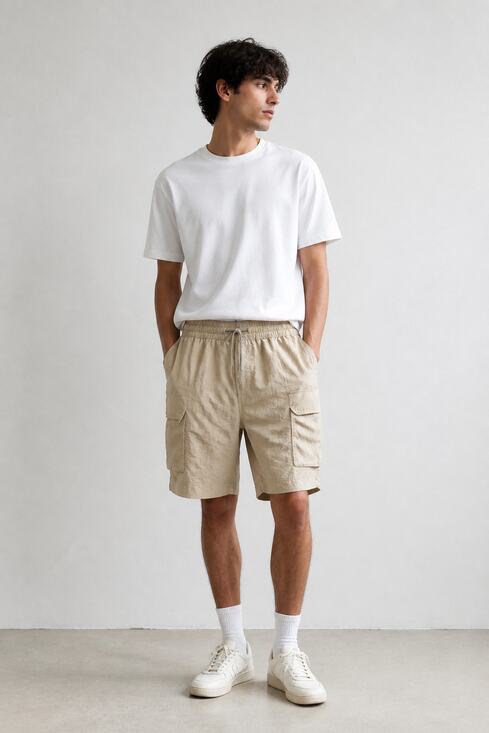 Old Navy Other - Old Navy Women's High-Rise Cargo Bermuda Shorts Khaki Tan XXL NWT